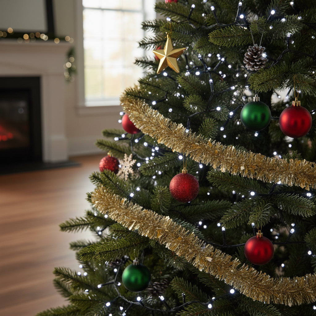 DICTROLUX - Catena Luminosa 500 LED Bianco Freddo 25 metri